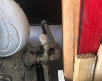 gas stove is hooked up to the main gas line