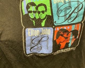 Billy Joel and Elton John Concert T Shirt