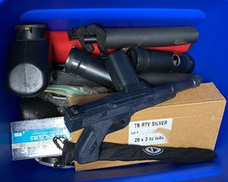 Paint Ball Guns and Canisters