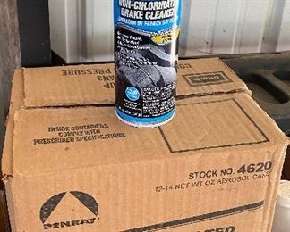 Cases of Brake Cleaner