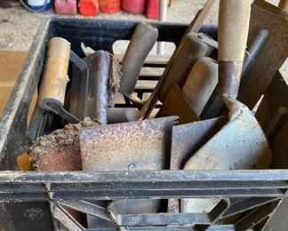 Assorted Trowels and Cement Tools