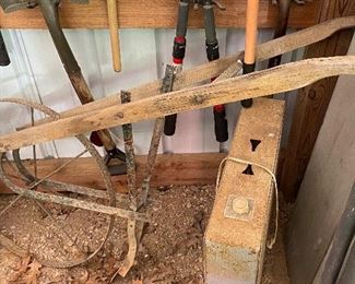 Old Single Push Plow