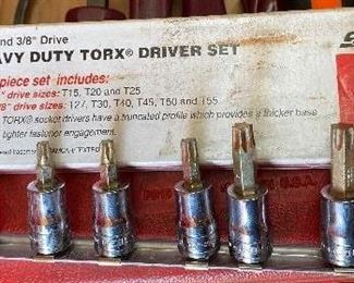 Snap-on Heavy Duty Torx Driver Set