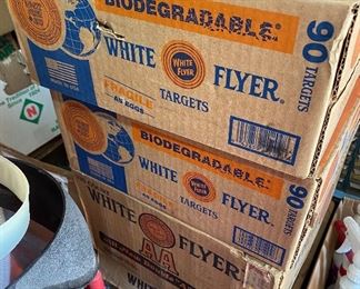 White Flyer Skeet Targets