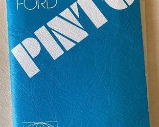1978 Pinto Owners Manual