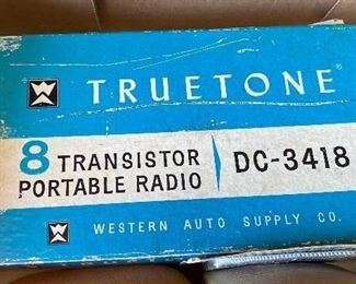 Truetone 8 Transistor Radio in Box