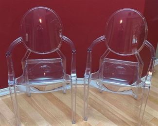 017 Kartell Louis Ghost Chairs
