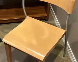 021 Wood Metal Office Chair
