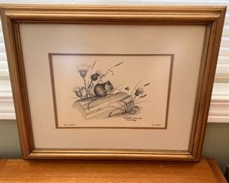 041 Nancy Shumaker Pallan Signed Lithograph