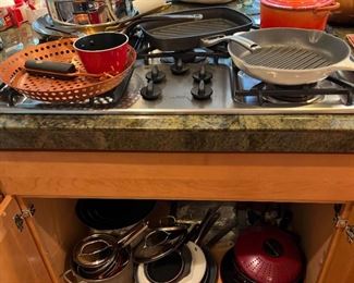 071 Dehillerin Copper Pan, Le Creuset Other Pots Pans