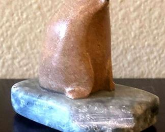 102 Signed Edith 0KTOLUK Inuit Carved Seal