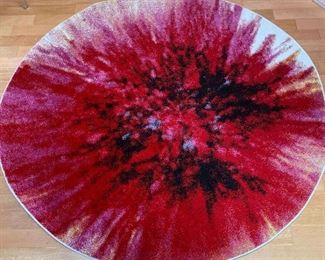 120 Unique Loom Circular Rug