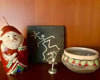 125 Connie Siegel Signed Small Raku Pot