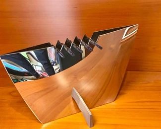 135 Modern Chrome, Metal, Glass Abstract Ship
