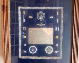 138 Mounted Framed Airforce Medals