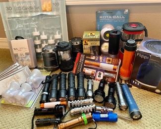 145 Flashlights Candles Votives And More