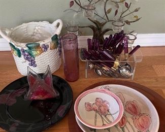 202 Home Decor In Pinks Plums