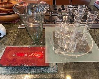 205 Beverage Glasses, Flower Vase And Other