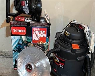 236 Blower, Shop Vac, And Space Heater