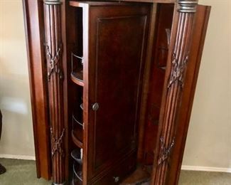 spinning bar cabinet