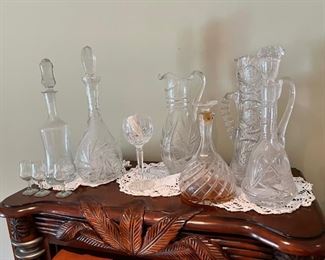 crystal & glass decanters