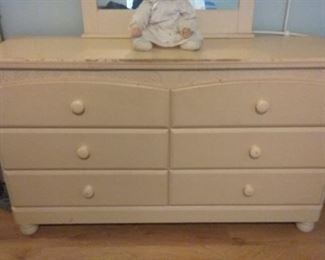 wood painted dresser