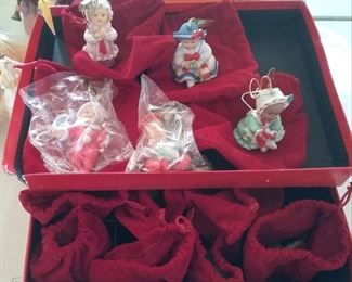 Danbury mint Christmas ornaments w/box