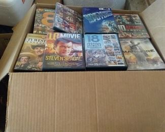 lots of popular DVDs