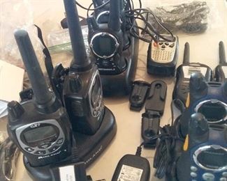walkie talkies