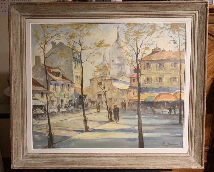 Oil Painting
M. Janpol 
Views of Paris