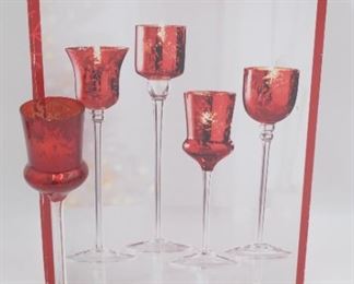 North Pole Trading Co. Candle Holders 