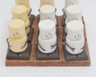 Snowman S'more Tic-Tac-Toe 