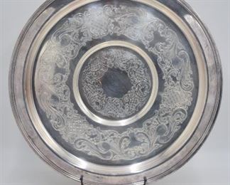 Silver Metal Lazy Susan 