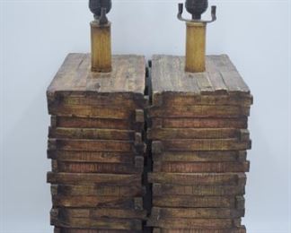 Wooden Lamps 