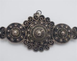 Sterling Silver Brooches & Earrings 