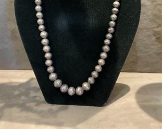 Sterling Silver Necklace & Earrings