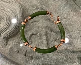 Jade 14k Bracelet