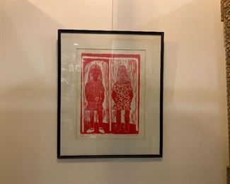 Print By Alec Cowan 24 x 20 Inches W/F