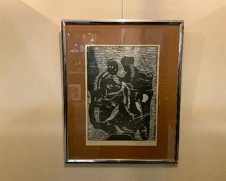 Print By Carol Pinsky 2/20 24 x 19 Inches W/F