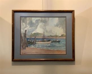 Watercolor 21 x 17 Inches W/F