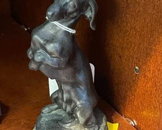 Dog statue