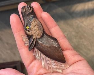 Wood and celluloid horse