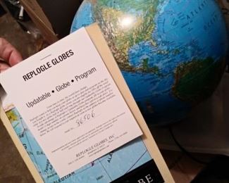 Authentic Replogle Updatable Lightup Globe