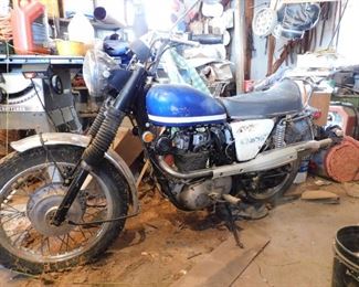 1970 BSA Starfire 250cc Motorcycle, 7,000 actual miles, one owner