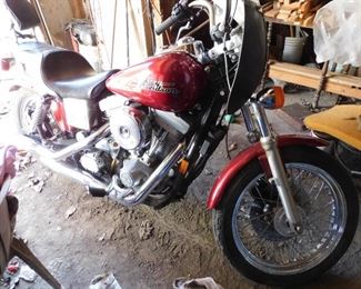 1998 Harley Davidson Dyna Super Glide Motorcycle, 1340cc, 17,275 miles