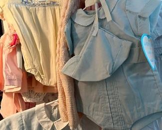 Embroidered hand smocked vintage infants  