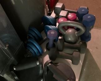 Barbells and weight equipment