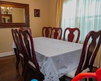 Dining table and chairs