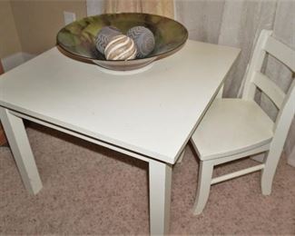 Chid's table and chair