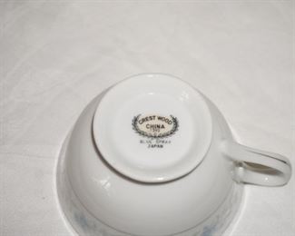 Crest Wood Blue Spray china